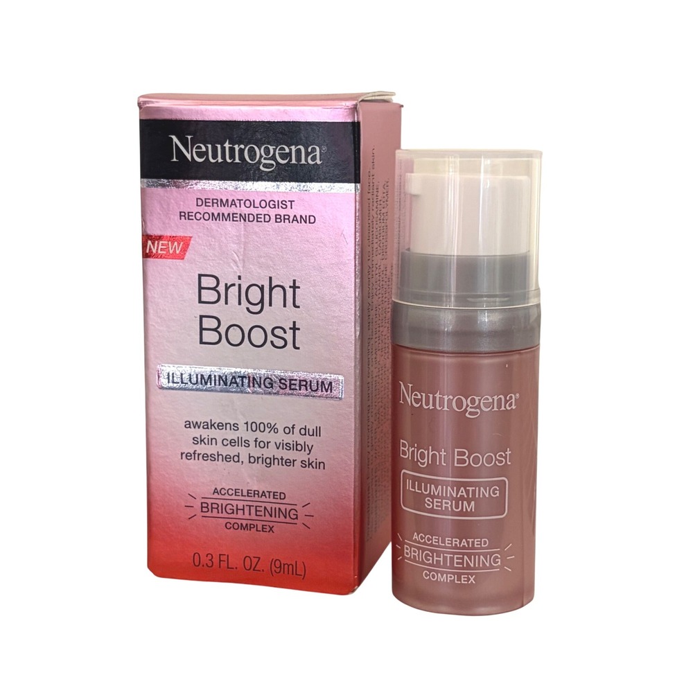 Neutrogena Bright Boost Illuminating Serum 0.3 oz New Discontinued